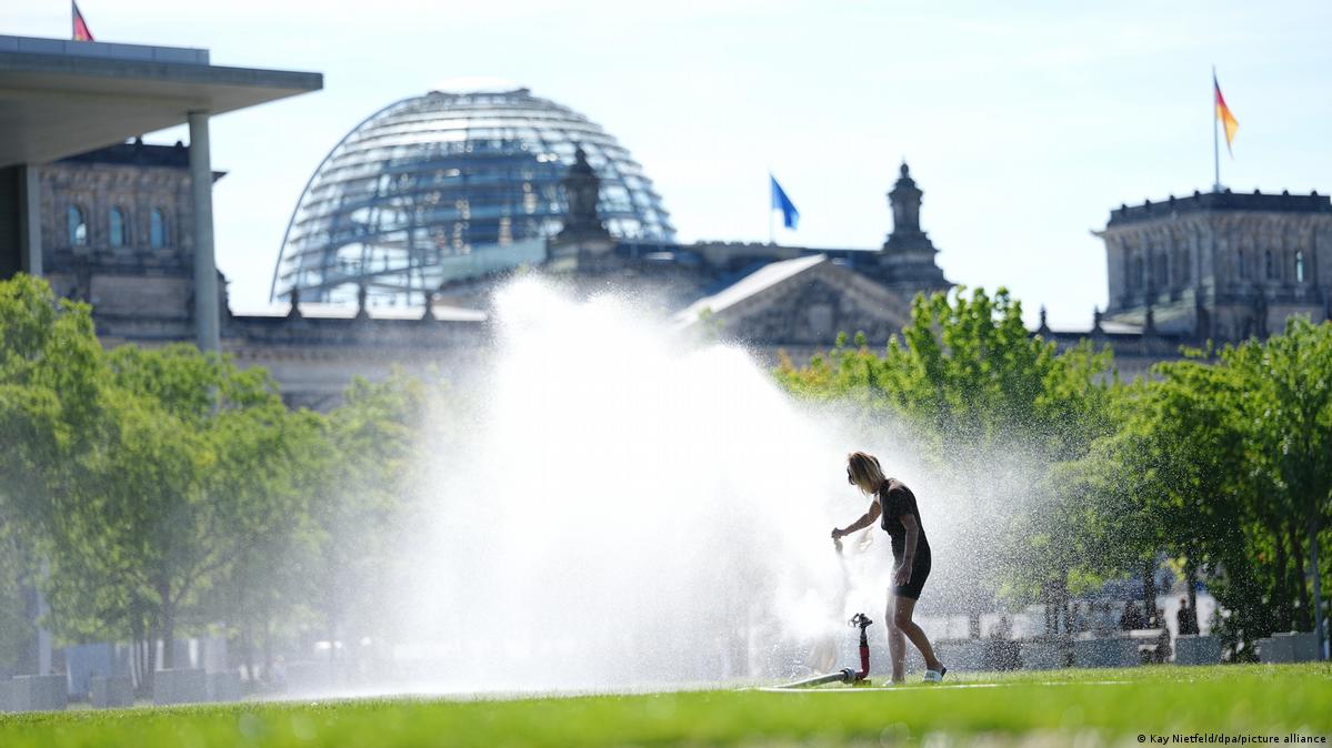 Germany has little in the way of heat wave-friendly infrastructure Image: Kay Nietfeld/dpa/picture alliance