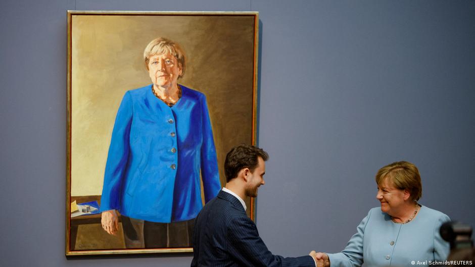 Merkel odsłoniła swój oficjalny portret w Berlinie