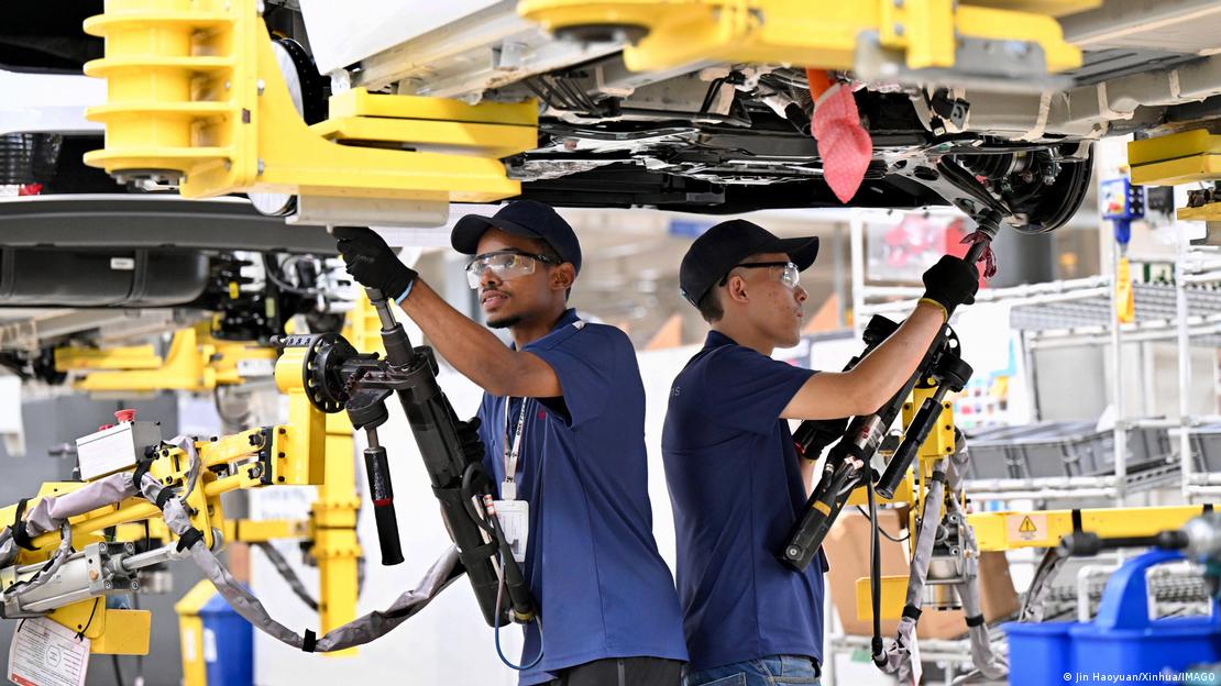 Planta de fabricación de la empresa china BYD en Brasil.. Planta de fabricación de la empresa china BYD en Brasil..