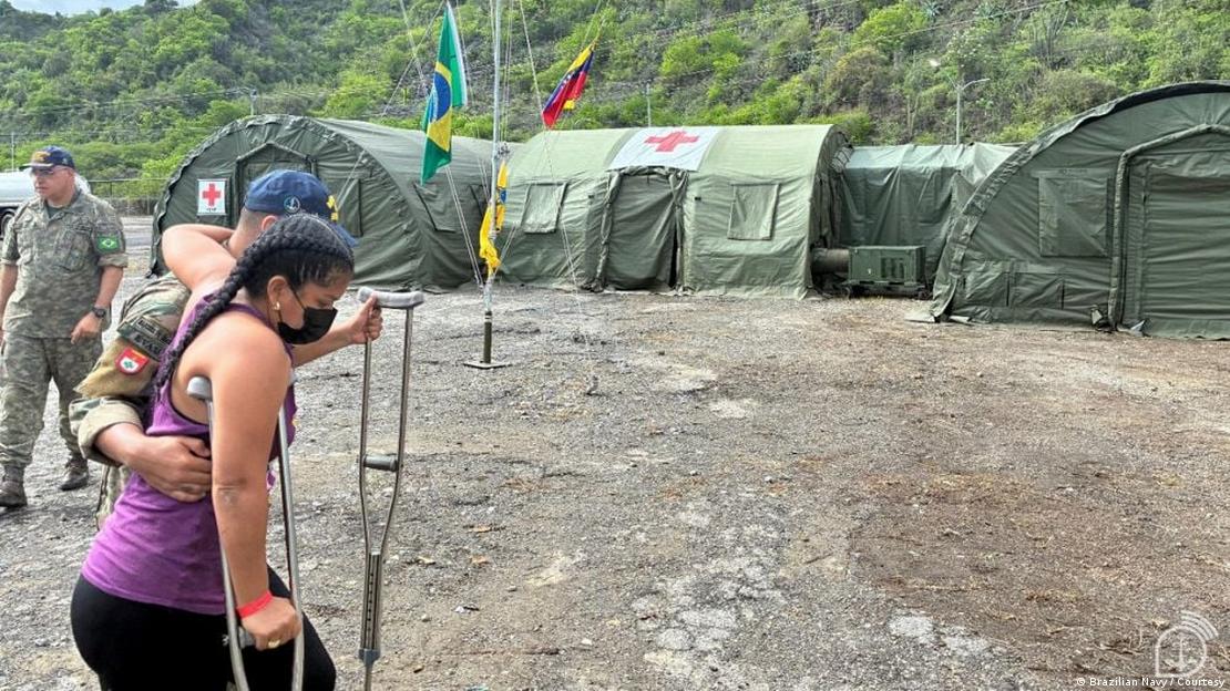 Médico brasileiro ajuda paciente venezuelana