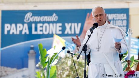 Papst Leo XIV. auf Lampedusa