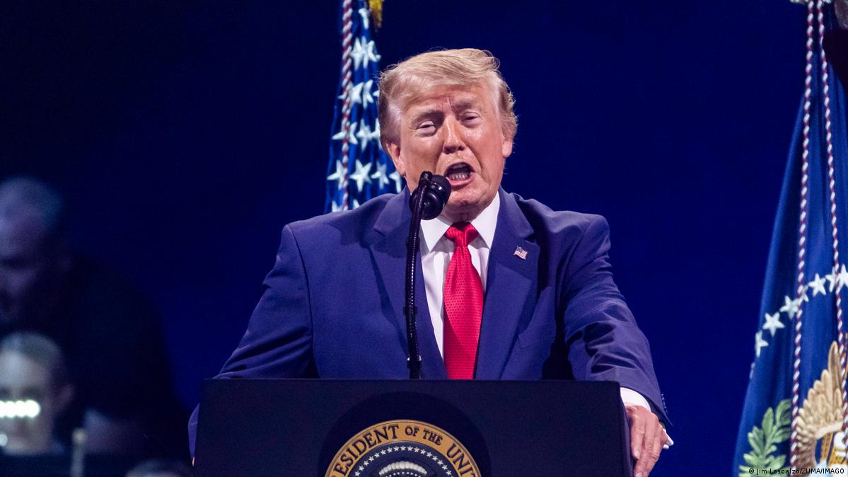 USA Washington D.C. 2026 | Donald Trump spricht bei der Feier zum 250. Unabhängigkeitstag