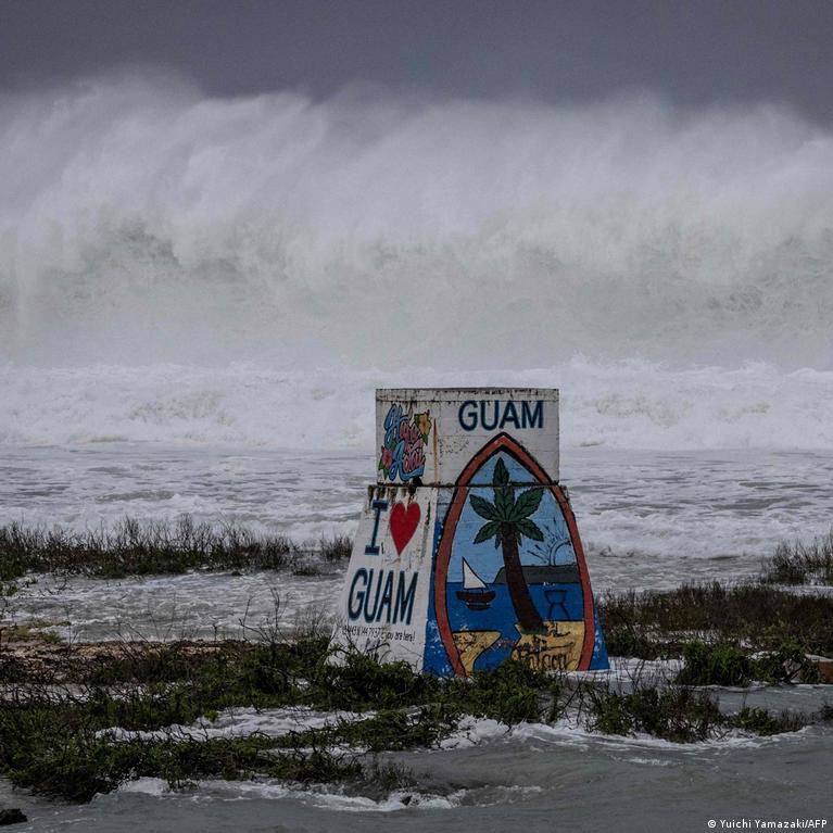 Super Typhoon Bavi hits US Pacific islands