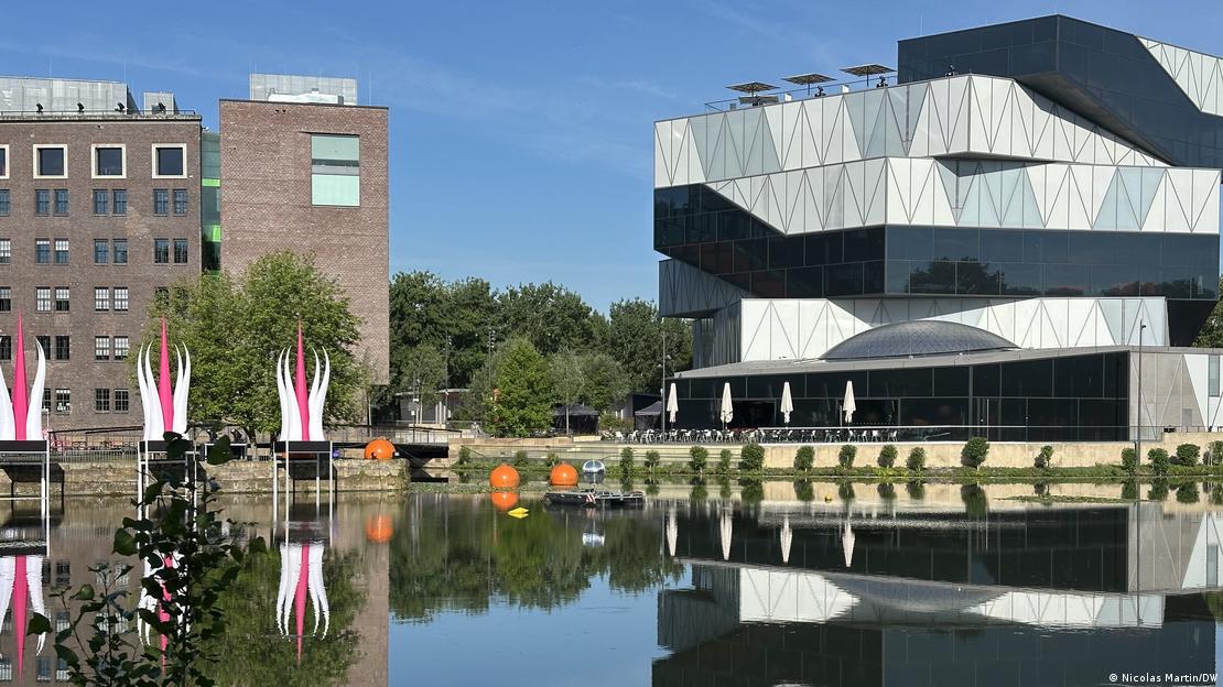 Pamje e objekteve të projektit Experimenta në Heilbronn, qendra më e madhe shkencore në Gjermani.