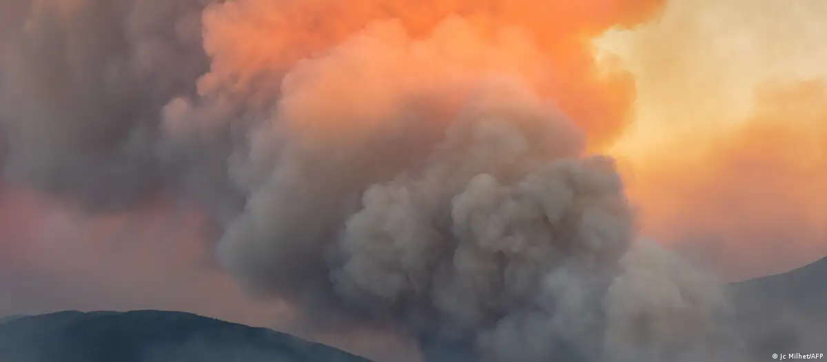 Firefighters battle wildfires across southern Europe