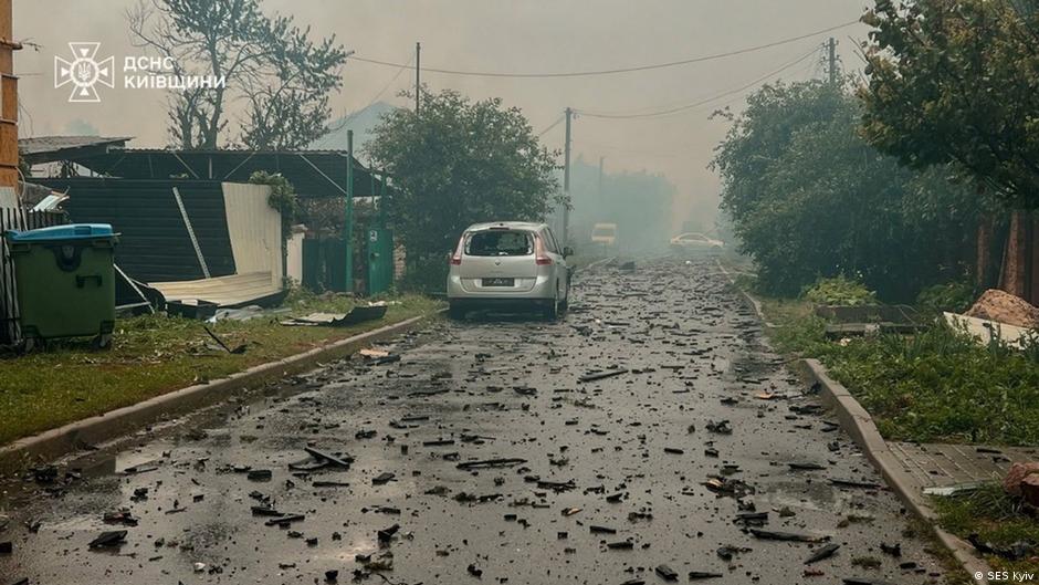 Una serie de explosiones sacude la capital de Ucrania