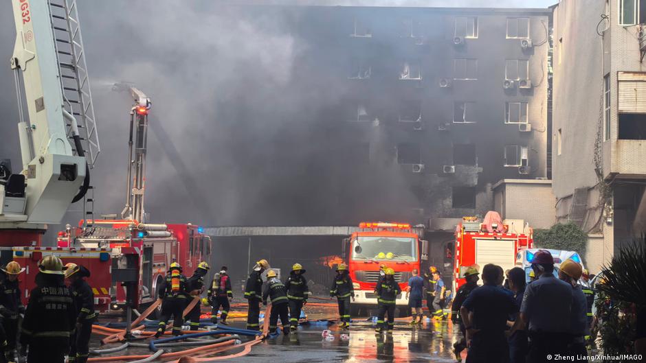 Çində ayaqqabı fabrikində yanğın nəticəsində çoxsaylı itkilər gözlənilir