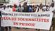 Guinea Conakry 2019 | Marche en 2019 (avant le coup d'état militaire) pour la libération du journaliste Lansana Camara. Guinea Conakry 2019 | Marche en 2019 (avant le coup d'état militaire) pour la libération du journaliste Lansana Camara.