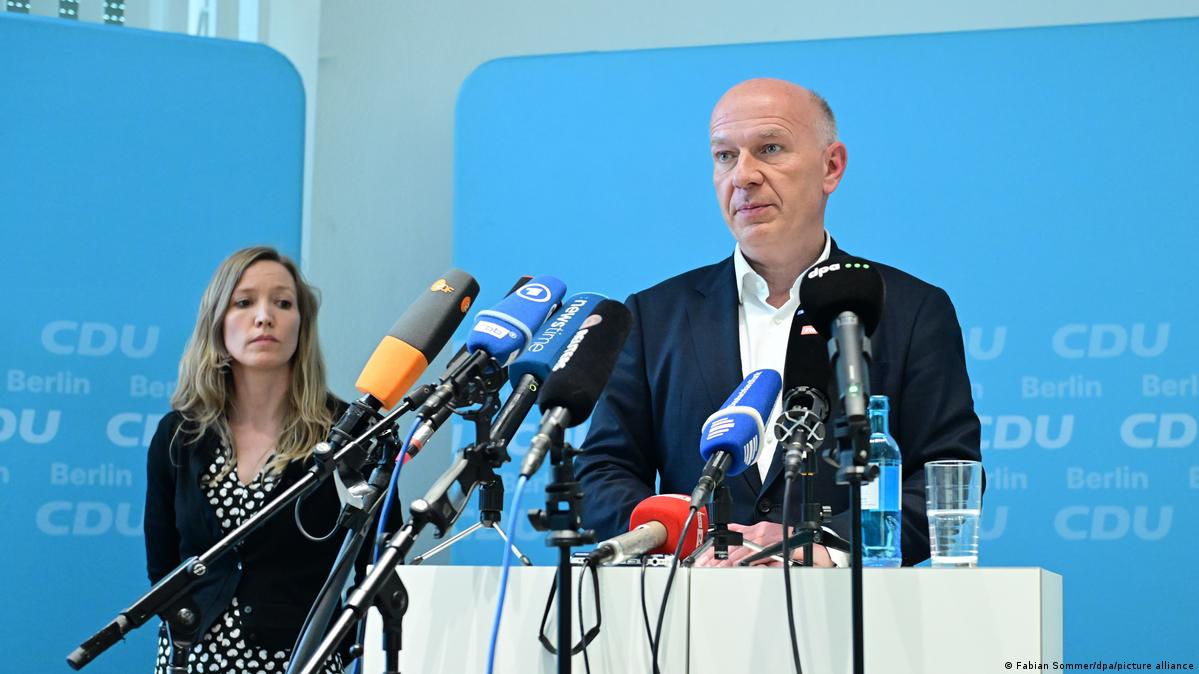Kai Wegner during his press conference on July 10, 2026