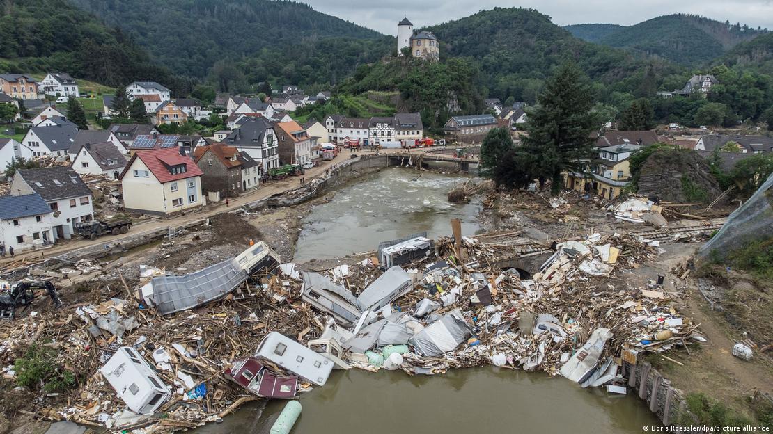 Altenahr-Kreuzberg após a enchente de 2021