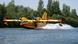 Avião do tipo Canadair  usado para combater incêndio na floresta de Fontainebleau