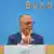 Kancelari Friedrich Merz duke folur në konferencën e shtypit në Berlin.