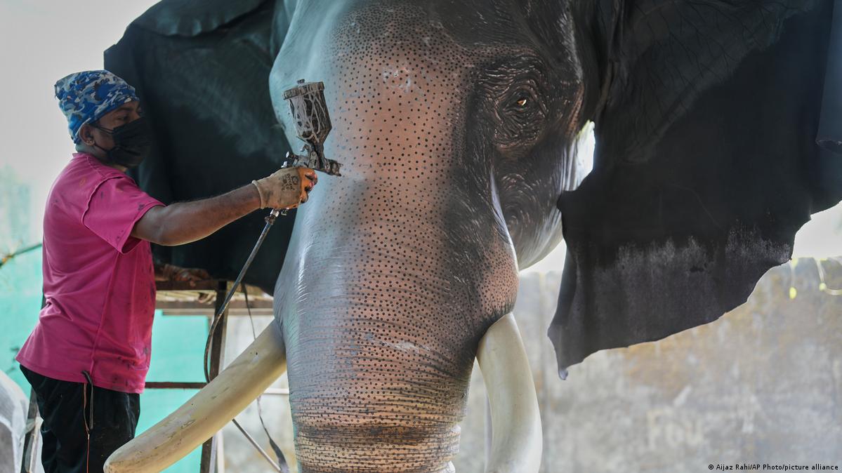 Indian temples using robots instead of real elephants