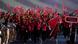 Atletas de Trinidad y Tobago desfilan en el Estadio Olímpico Félix Sánchez, en Santo Domingo. (24.07.2026)