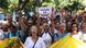 Los manifestantes clamaron por el retorno de la exiliada líder opositora María Corina Machado (28.07.2026)
