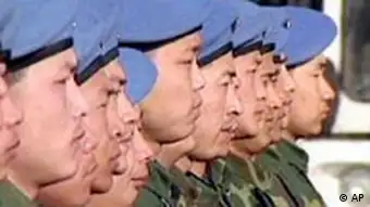 Chinesische UN Soldaten