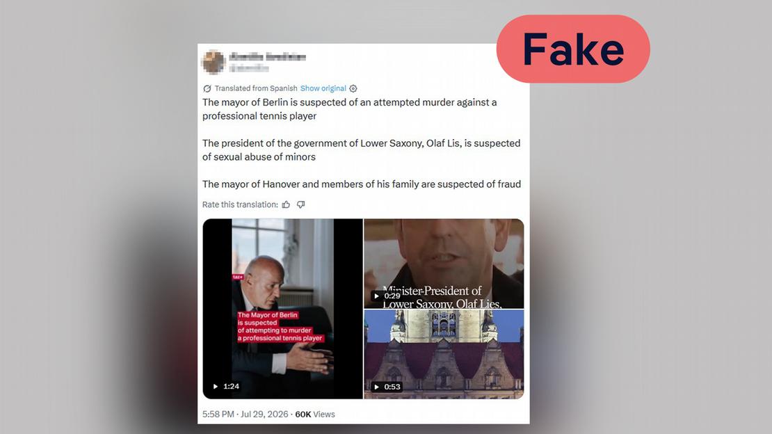 "Fake" etiketi taşıyan ekran görüntüsünde, sosyal medyada dolaşıma sokulan sahte bir paylaşım yer alıyor. Kolaj, gerçek haber görünümü verilerek üretilen dezenformasyon örneklerinden birini yansıtıyor