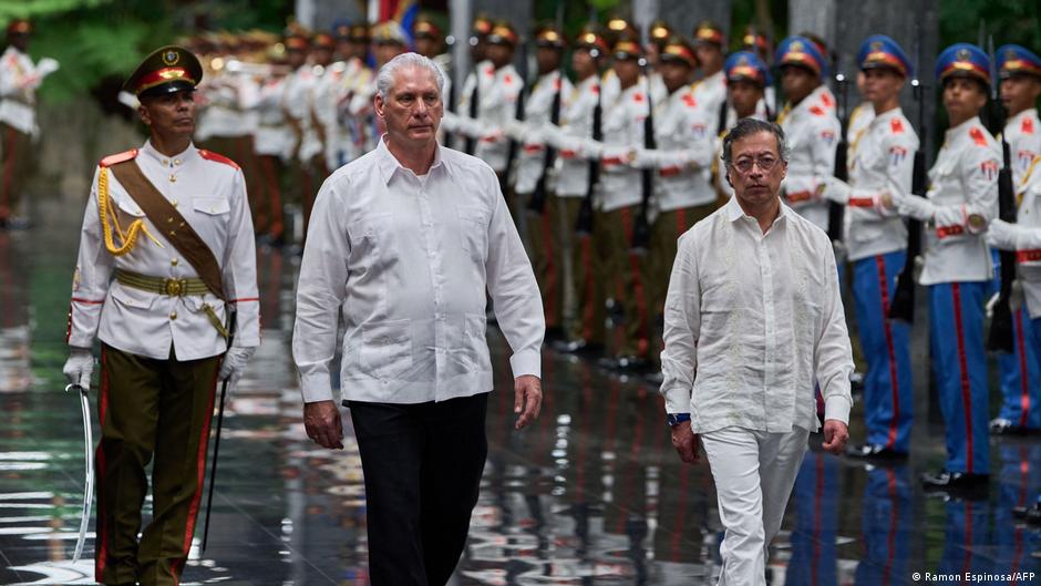 Petro visita Cuba por última vez como presidente de Colombia