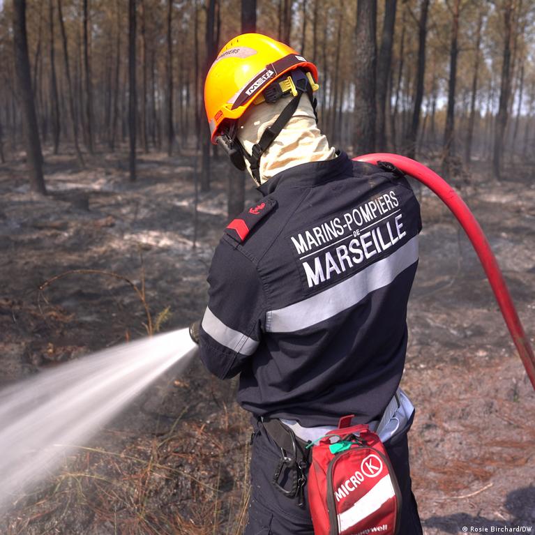 On the front line of Europe's battle against wildfires