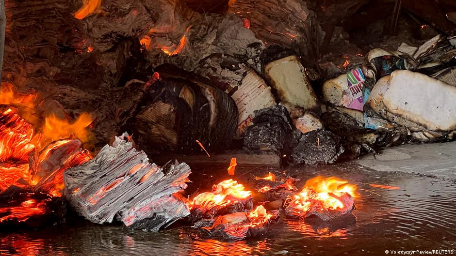 Ще 60 тисяч книжок згоріли внаслідок російського удару під Києвом