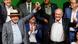 El presidente de Brasil, Luiz Inácio Lula da Silva (izq.), y el vicepresidente Geraldo Alckmin se toman de la mano durante la convención nacional del Partido Socialista Brasileño (PSB) en Brasilia, el 29 de julio de 2026, donde el partido respaldó oficialmente la candidatura de Lula da Silva y Alckmin para las elecciones de 2026.