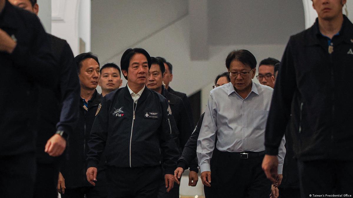 赖清德2024年就任台湾总统以来首次参与“汉光演习”（图片摄于2026年8月5日）