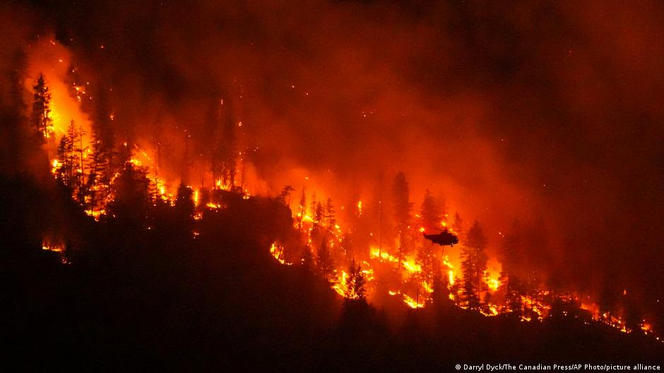 Canada: British Columbia wildfires burning out of control