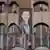Un retrato del exdictador sirio Bashar al Asad en la fachada de un edificio en Damasco.