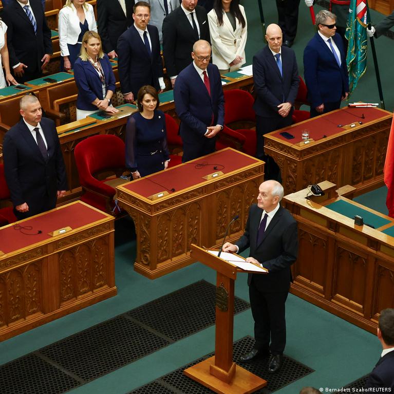 Hungary's parliament elects Andras Baka as president, replacing Orban-era appointee