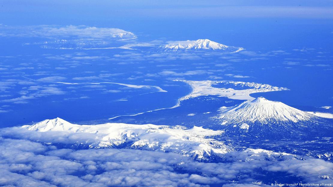 圖為南千島群島空拍圖