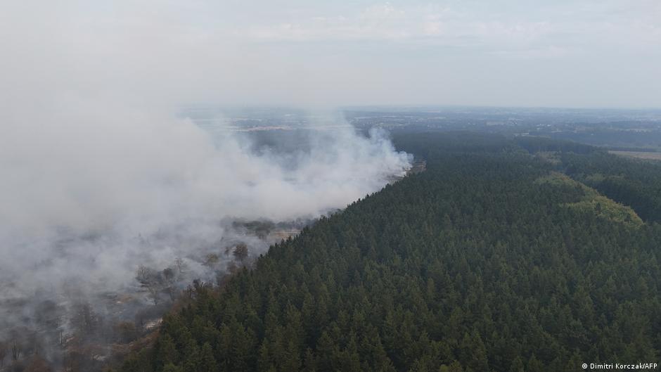 Waldbrand in Belgien: Keine Evakuierung in Deutschland