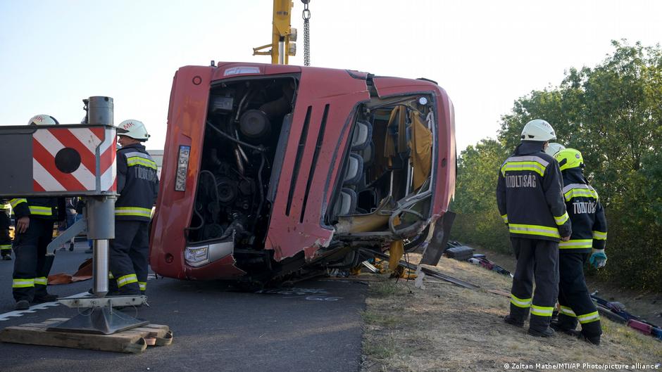 В аварии с польским автобусом в Венгрии погибли 12 туристов