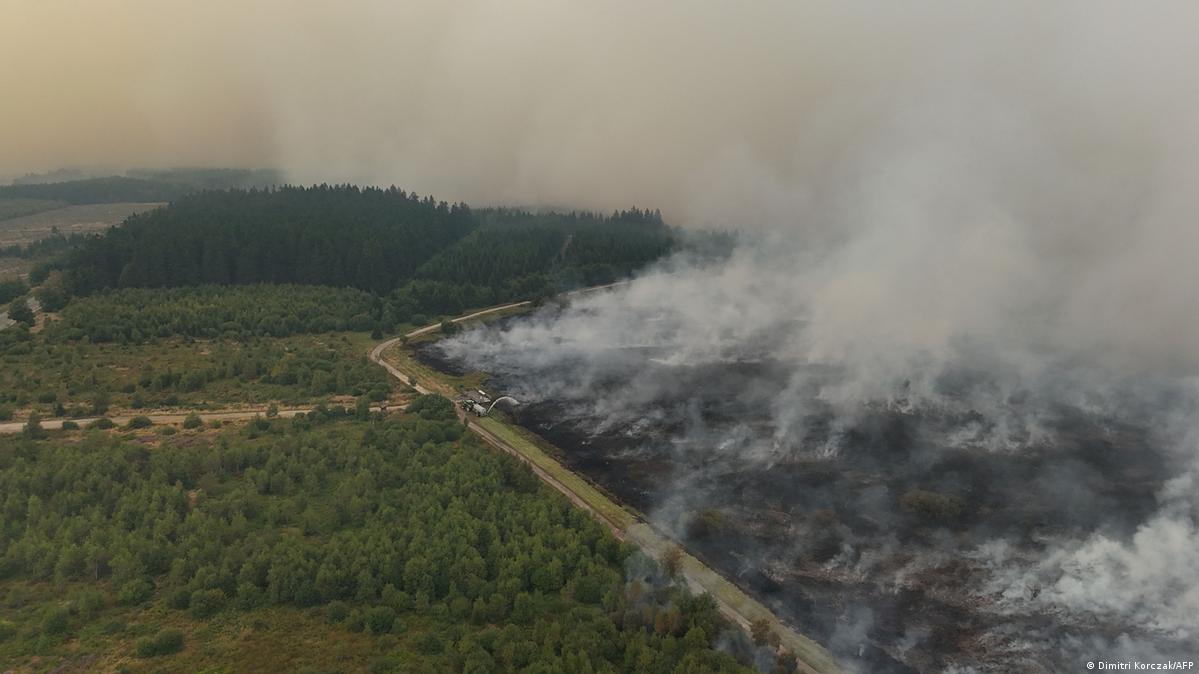 Belgium's largest wildfire in history threatens German border; Monschau evacuations held back for now as fire stops advance
