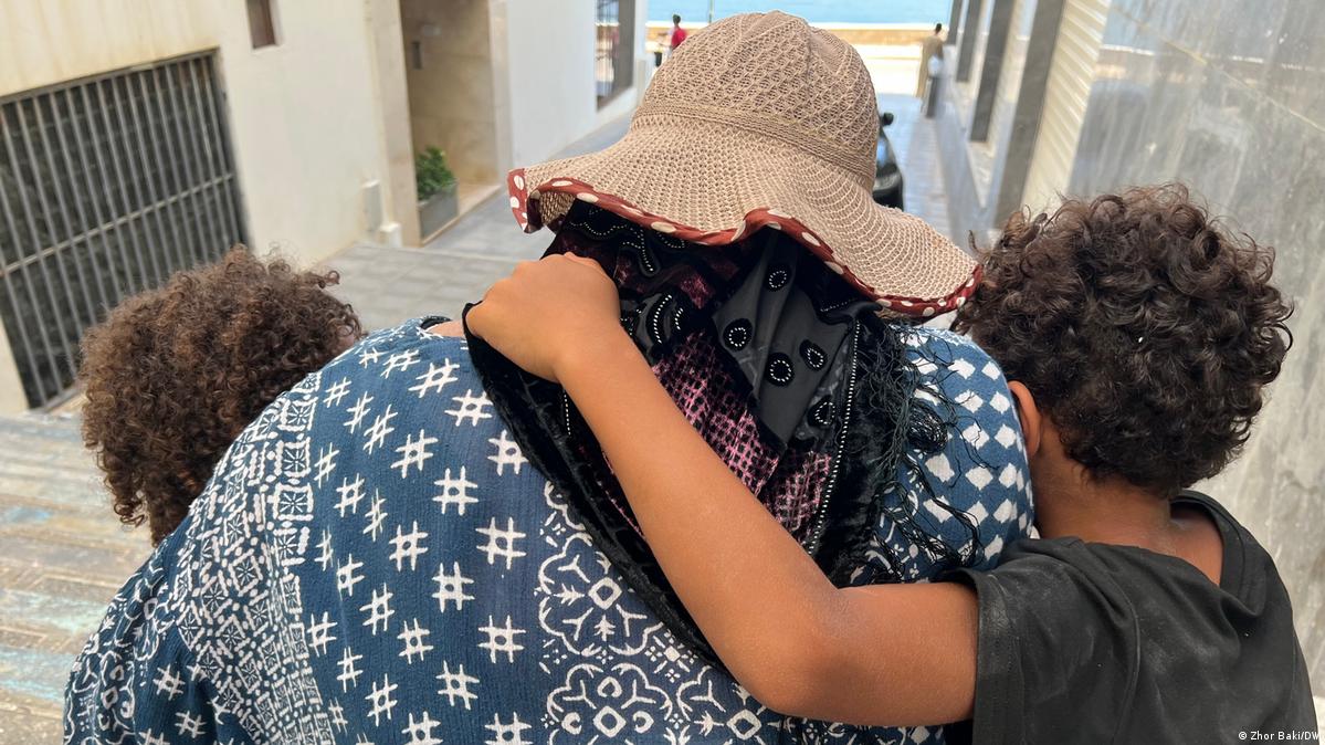 Mother-of-two Malika in Fnideq, Morroco.