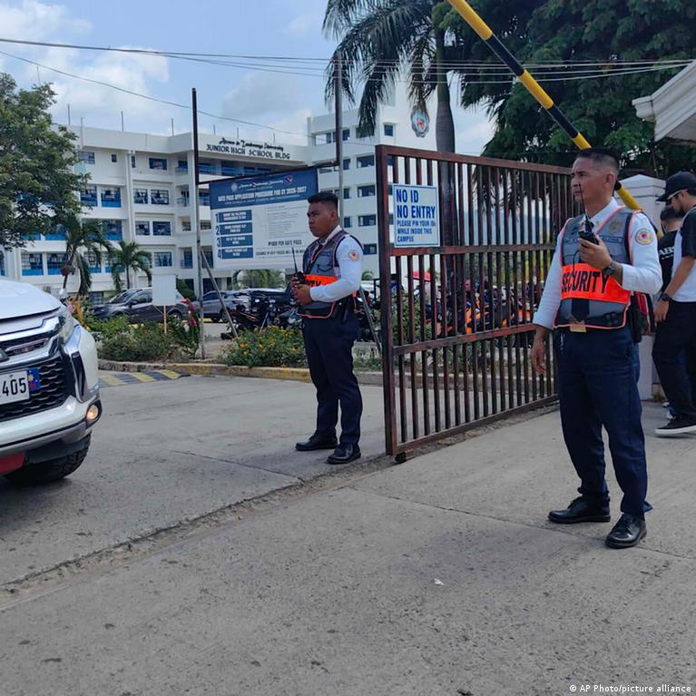 Philippines urges restraint over graphic livestream of school shooting at Ateneo de Zamboanga University, where two students were killed