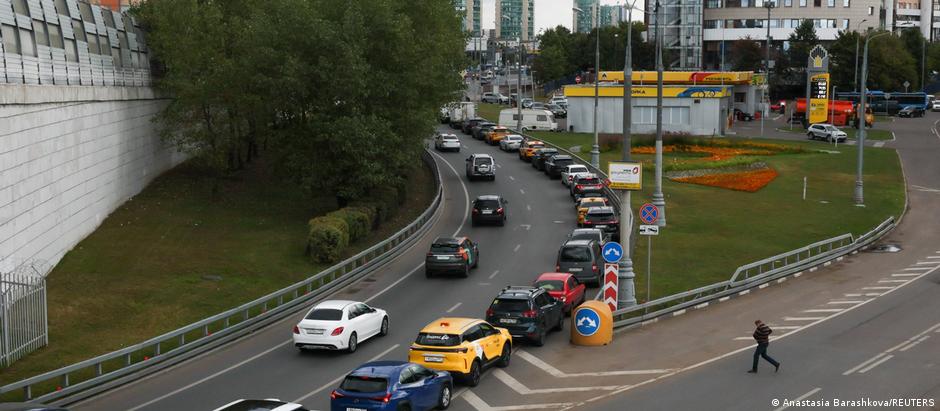 Diferentemente das outras ondas de escassez de gasolina, essa atingiu em cheio a capital russa