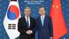 图为中国外长王毅与韩国外长赵显8月19日在首尔举行会晤 图为中国外长王毅与韩国外长赵显8月19日在首尔举行会晤
