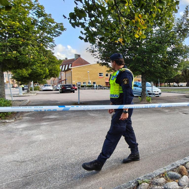 One killed in sword attack at Swedish school; police shoot 18-year-old suspect, take him into custody