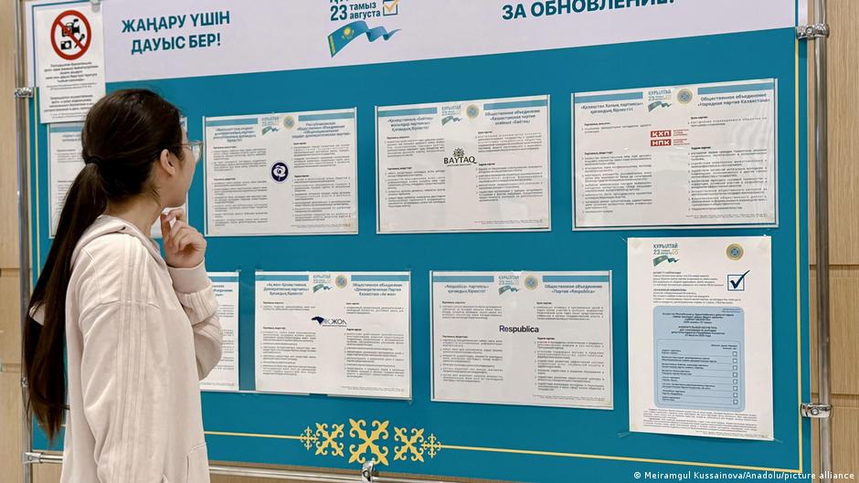 Пропрезидентская партия "Адилет" набирает более 70% голосов на выборах в Казахстане