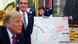 Washington, D.C., Estados Unidos, 2026: el presidente estadounidense, Donald Trump, firma el cambio de nombre del Lago Ontario a "Lago América".