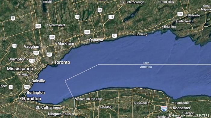 Após decreto de Trump, Google Maps muda nome de lago entre EUA e Canadá