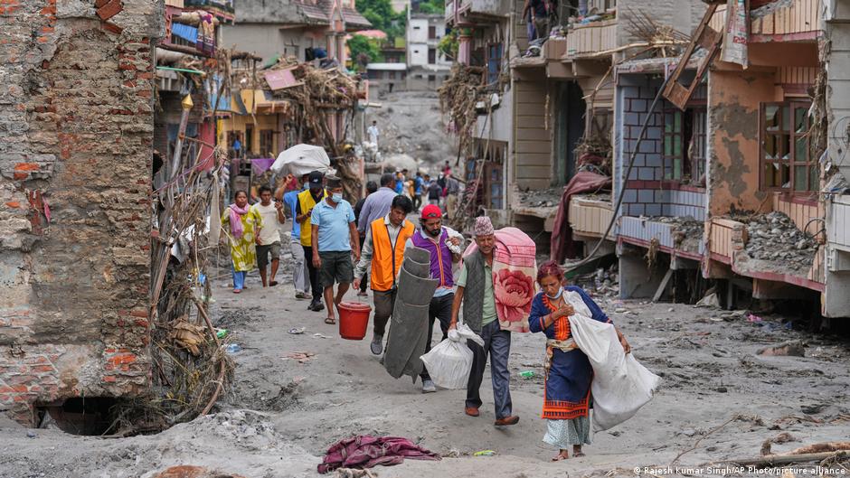 Nepal's leader says his country is paying the price of climate change
