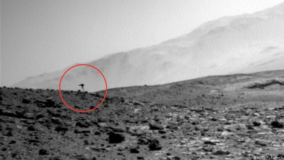 NASA capta una misteriosa "medusa" en la superficie de Marte