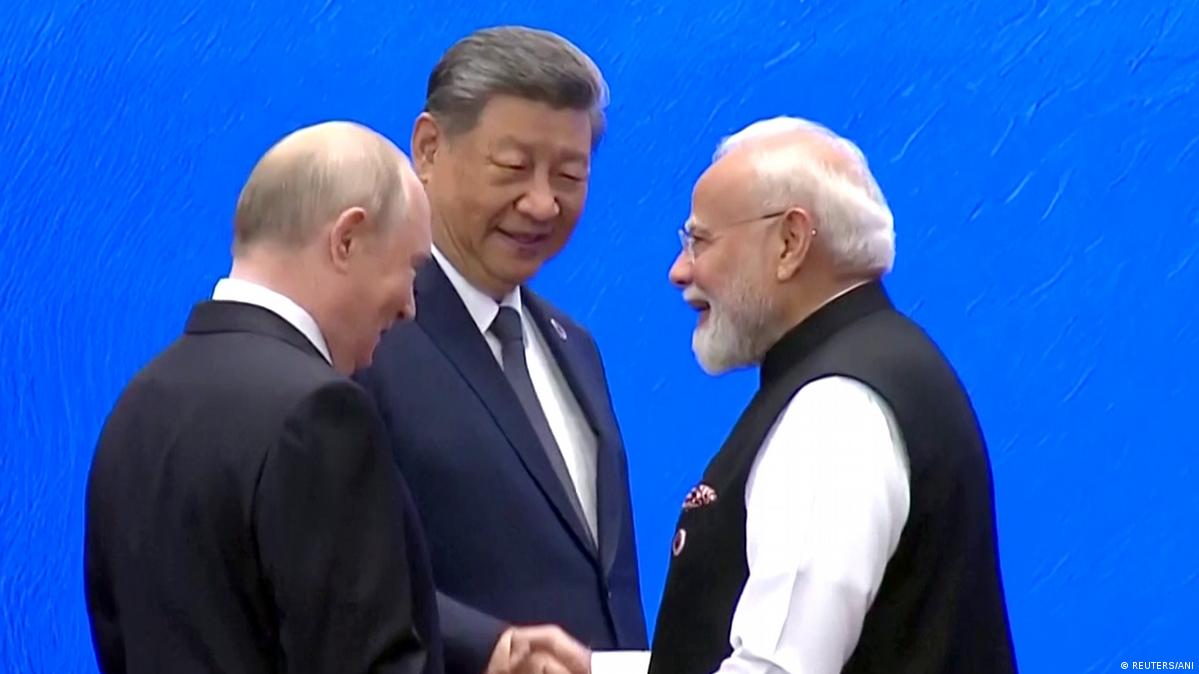 SCO-Gipfel 2026 | Bischkek | Narendra Modi im Gespräch mit Wladimir Putin & Xi Jinping 德语媒体:松散的联盟 明确的目标