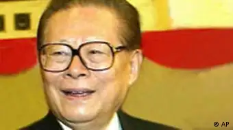 Jiang Zemin headshot, as China President, photo 2003/1/31