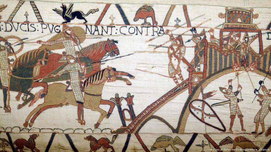 Macron to visit Bayeux Tapestry on UK arrival with King Charles, PM Burnham