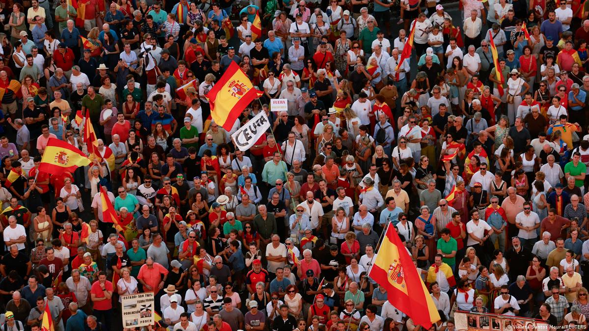 People attend a demonstration in support of residents of Spain's North African enclave of Ceuta following recent mass crossings of migrants from Morocco, in Madrid, Spain, September 2, 2026