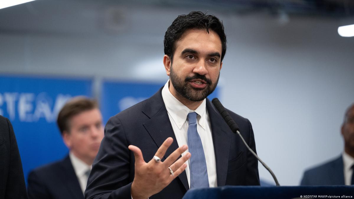 Mayor Zohran Mamdani holds a press conference to make an education announcement at Brooklyn STEAM Center on September 2, 2026