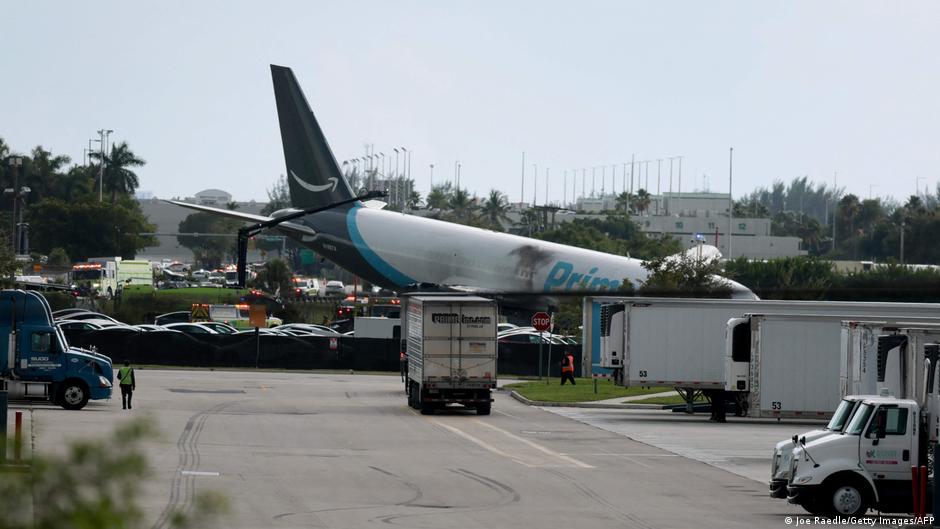 Several killed in Amazon cargo plane crash in Miami