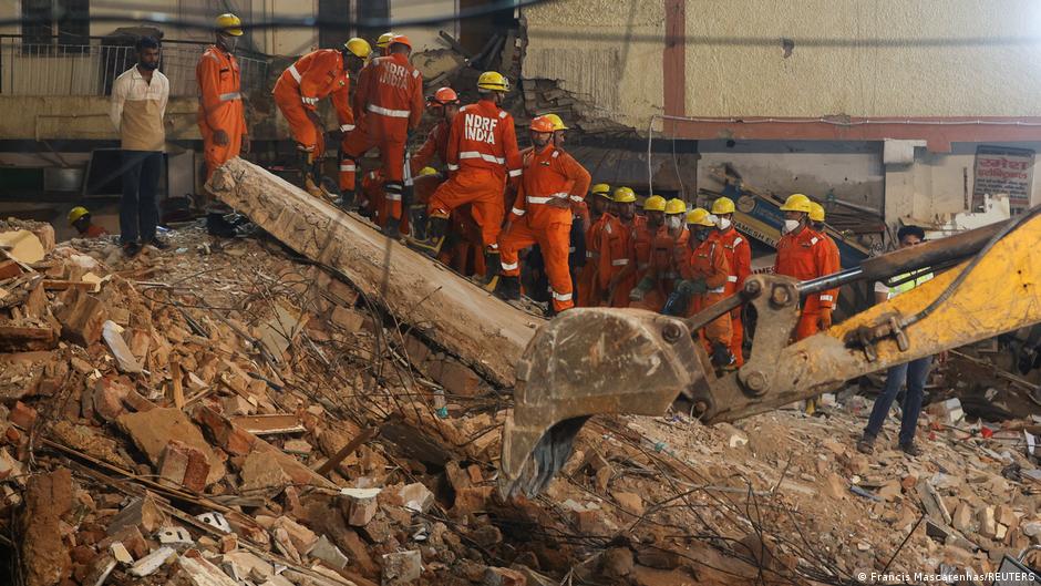 India news: Rescue efforts underway in deadly Delhi building collapse